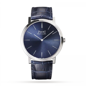 piaget altiplano montre homme bleu 43mm