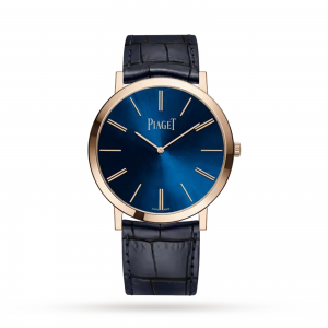 piaget altiplano montre homme bleu 38mm