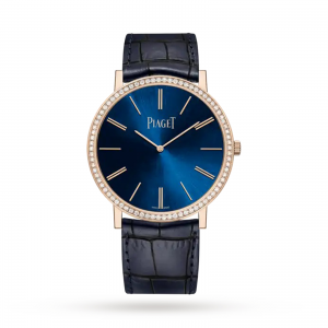 piaget altiplano montre homme bleu 38mm