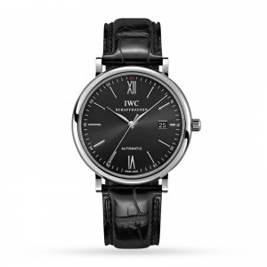 iwc portofino montre homme noir 40 mm
