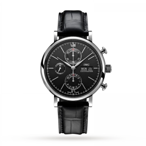 iwc portofino montre homme noir 42 mm