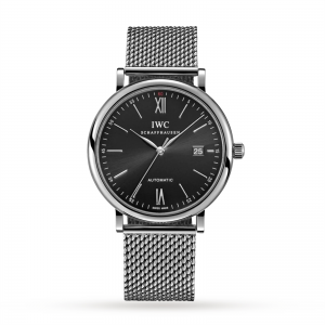 iwc portofino montre homme noir 40 mm