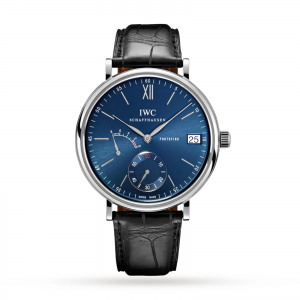 iwc portofino montre homme bleu 45 mm