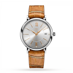 montre iwc portofino pour femme en argent 37 mm