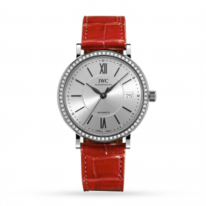 montre iwc portofino pour femme en argent 37 mm