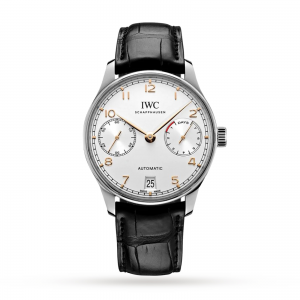 iwc portugieser montre homme 42 mm blanche
