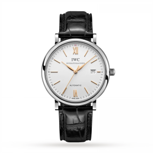 iwc portofino montre homme blanc 40 mm