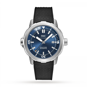 iwc aquatimer montre homme bleu 42mm