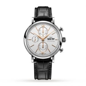 iwc portofino montre homme en argent 42 mm