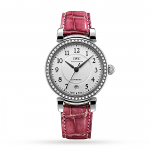 iwc da vinci montre femme 36 mm blanche