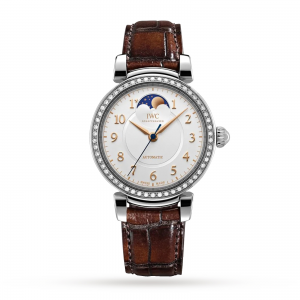 iwc da vinci montre femme 36 mm blanche