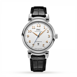 iwc da vinci montre homme 40 mm blanche
