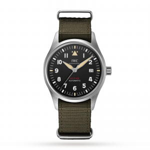 iwc pilot Hommes noir 39mm montre