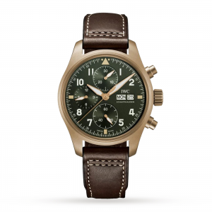 iwc pilot Hommes vert 41mm montre