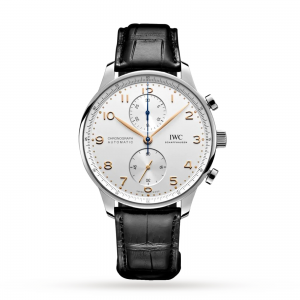iwc portugieser montre homme en argent 41 mm