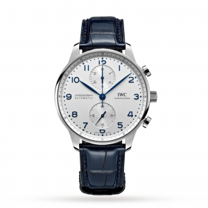 iwc portugieser montre homme en argent 41 mm