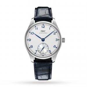 montre iwc portugieser pour homme en argent de 40,5 mm