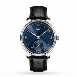 iwc portugieser montre homme bleu 40,5 mm