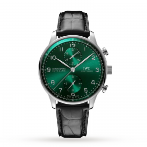 iwc portugieser montre homme verte 41mm