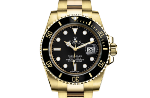 Rolex Submariner Oyster 40 mm or jaune 116618ln-0001