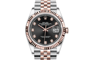 Rolex Datejust Oyster 36 mm Oystersteel et Everose or 126231-0019