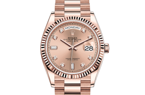 Rolex Day-Date Oyster 36 mm Everose or 128235-0009