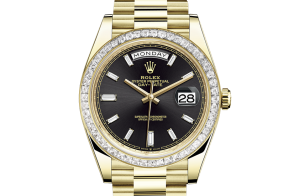 Rolex Day-Date Oyster 40 mm or jaune et diamants 228398tbr-0001