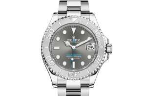 Rolex Yacht-Master Oyster 37 mm Oystersteel et platine 268622-0002