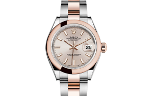 Rolex Lady-Datejust Oyster 28 mm Oystersteel et Everose or 279161-0002