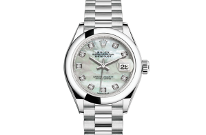 Rolex Lady-Datejust Oyster 28 mm platine 279166-0008