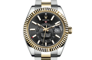 Rolex Sky-Dweller Oyster 42 mm Oystersteel et or jaune 326933-0002